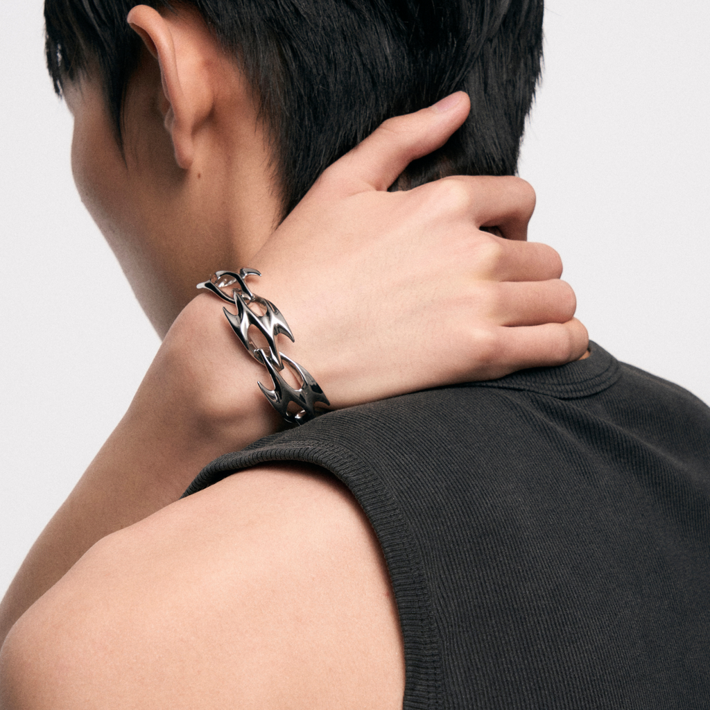 Snake Bone Handmade Chain Bracelet